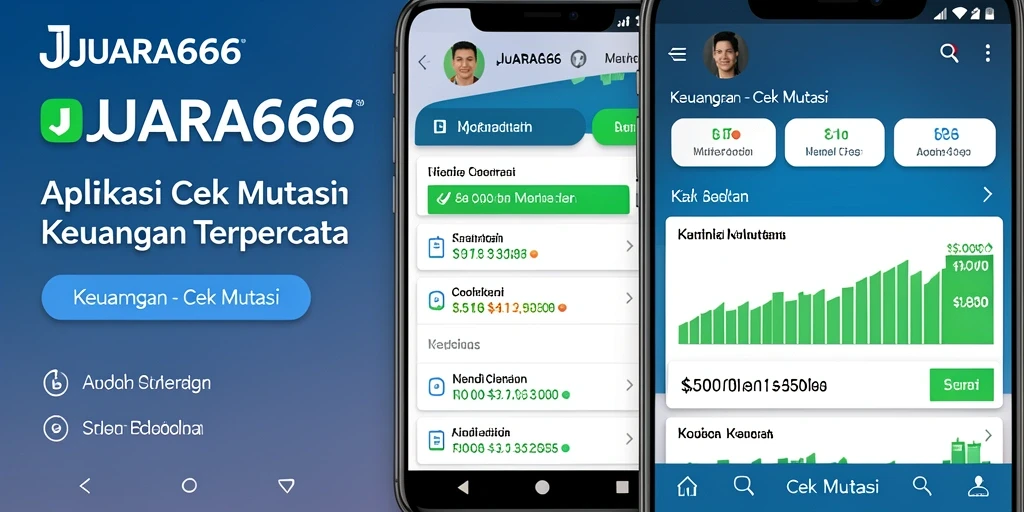 Antarmuka JUARA666 yang intuitif untuk cek mutasi keuangan.