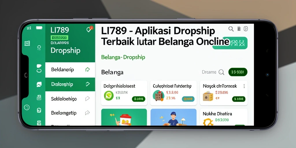 Tampilan antarmuka aplikasi LI789 yang user-friendly dan menarik.