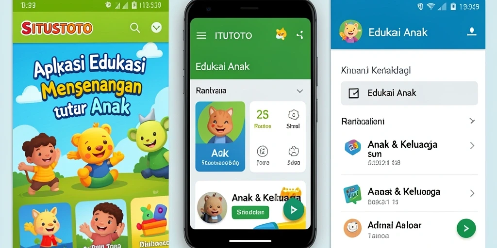 Antarmuka SITUSTOTO yang interaktif dan edukatif untuk anak-anak.
