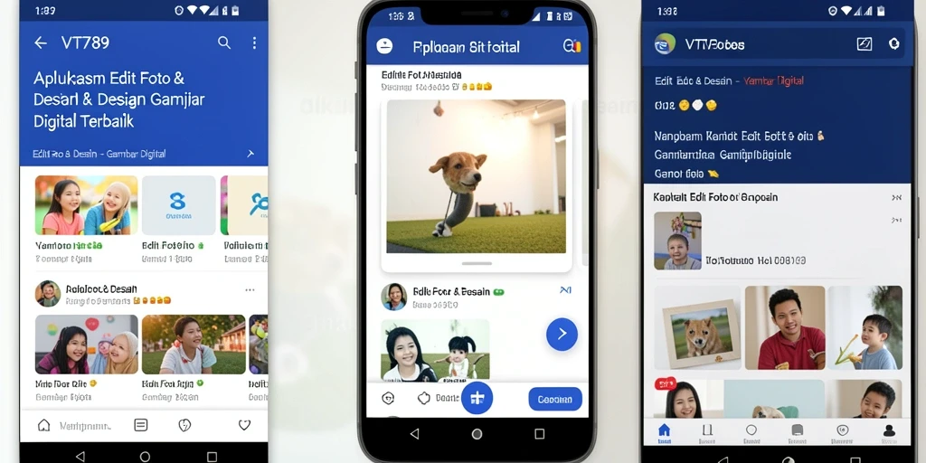 Tampilan antarmuka VT789 yang bersih dan fungsional untuk Gambar Digital.