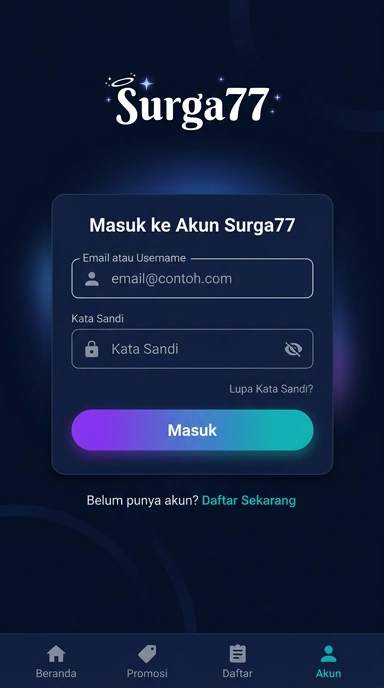Panduan Masuk Akun Surga77 untuk Pengguna Android